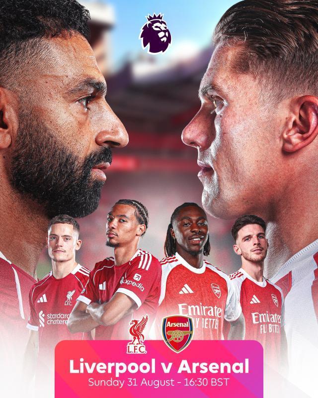 【英超】争冠热门直接对决！利物浦主场迎战阿森纳
