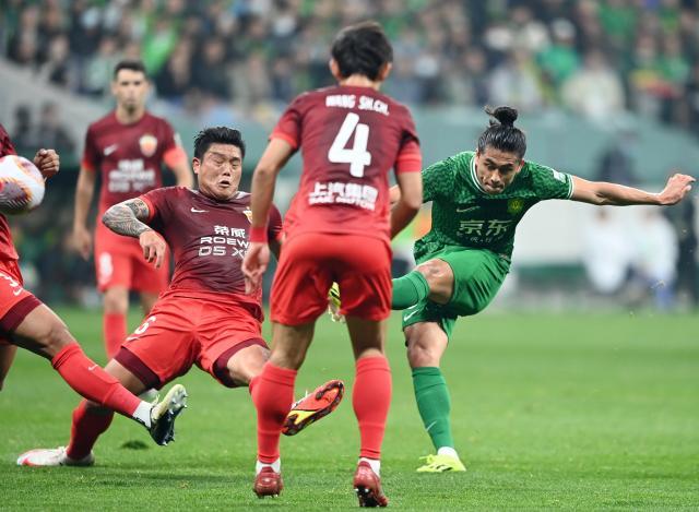 九游网页版-【中超】张玉宁点射武磊绝平 国安2比2平海港